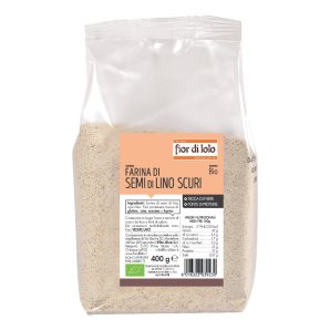 FARINA SEMI LINO SCURI BIO400G