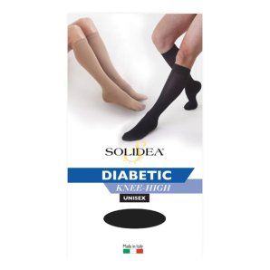 DIABETIC KNEE-HIGH CAMEL 4-XL