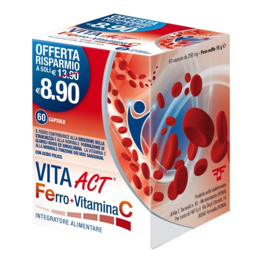 VITA ACT Ferro+Vit C 60 Cps