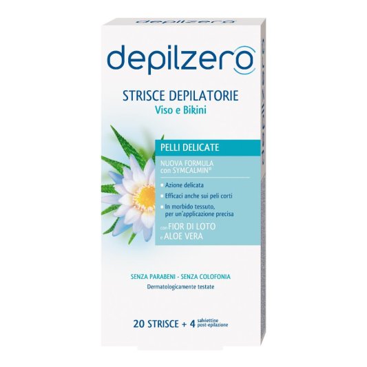 DEPILZERO Str.Viso/Bikini 24pz