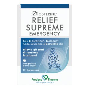 BIOSTERINE RELIEF SUP EME12CPR