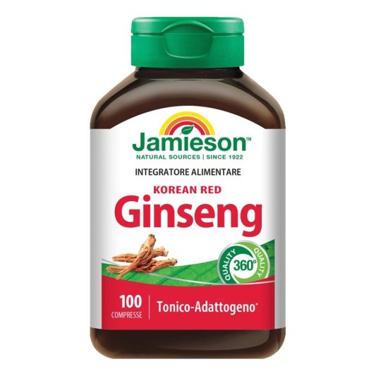 JAMIESON KOREAN GINSENG 100Cpr JAMIESON KOREAN GINSENG 100Cpr
