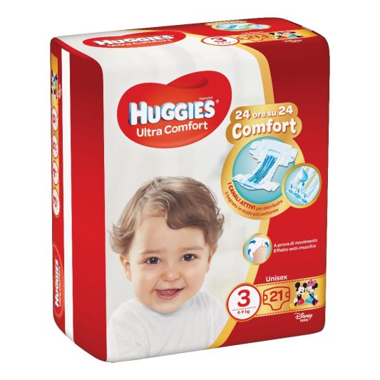 HUGG.U-Comf.Base3(4-9Kg)21pz