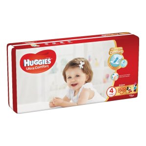 HUGGIES ULTRA COMFORT GR 4 50P