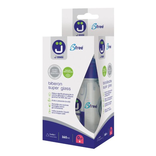 J BIMBI BIBERON VETRO SIL.160ML