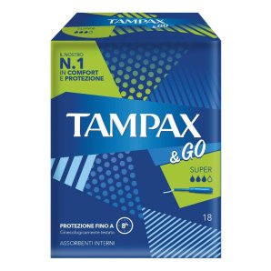 TAMPAX&GO Super 18pz