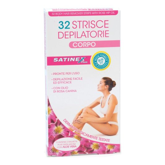 SATINEX STRISCE DEPIL CRP 32PZ