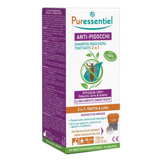 PURESSENTIEL Sh.Tratt.Pidocchi