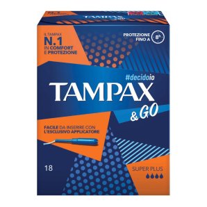 TAMPAX&GO Super Plus 18pz