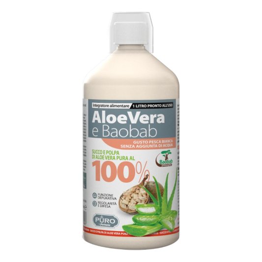 PURO AloeVera100%+Baobab Pesca