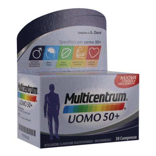 MULTICENTRUM UOMO 50+ 30CPR GMM