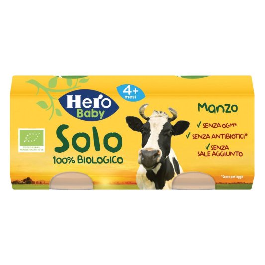 HERO SOLO OMOG MANZO BIO 2X80G