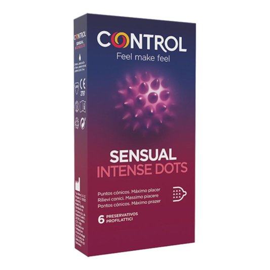 CONTROL*Sensual Inten.Dots 6pz