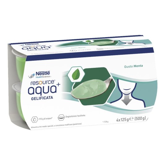 RESOURCE AquaGel Menta 4x125g