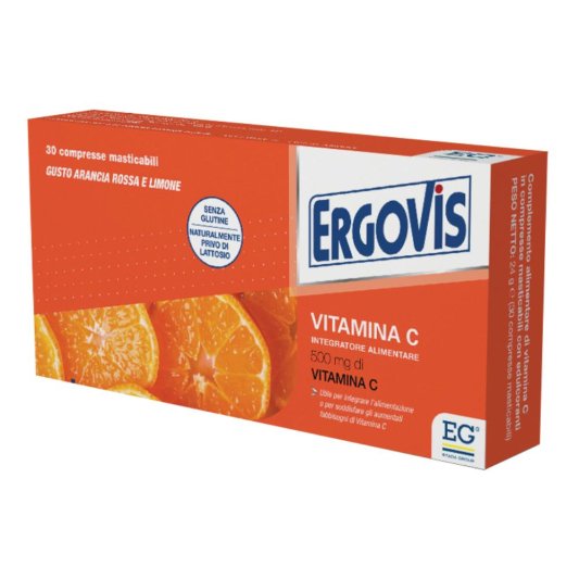 ERGOVIS VIT C 500MG 30CPR MAST