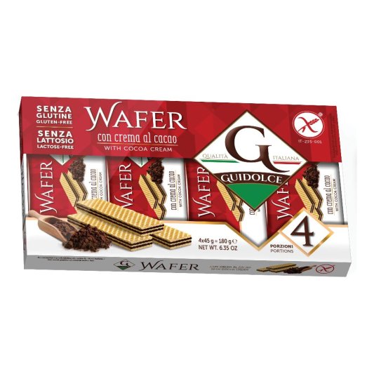 GUIDOLCE Wafer Cacao 4x45g