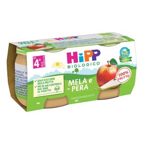 OMO HIPP Bio Mela/Pera 2x80g