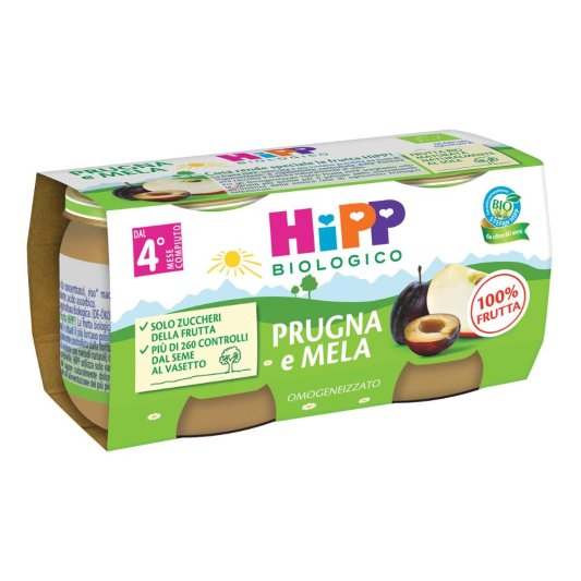 OMO HIPP Prugna/Mela 2x80g