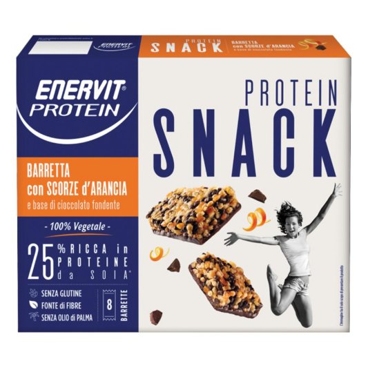 ENERVIT PROTEIN SNACK SCZ 8BAR