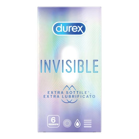 DUREX Invis.Extra Lubr.6pz