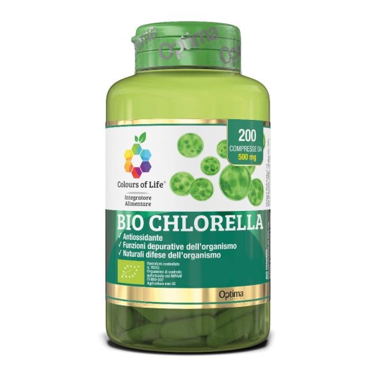 Bio Chlorella 200 Cpr Colours