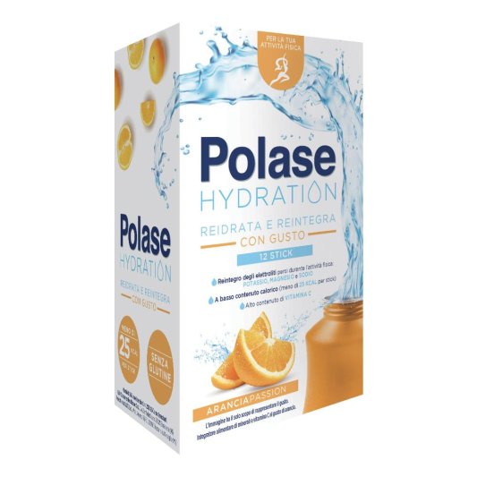 POLASE Hydration Gusto arancia passion 12 Bustine Stick