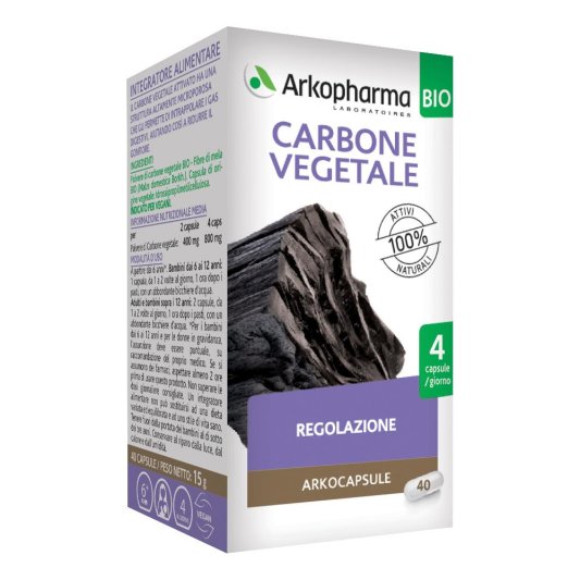 ARKOCAPSULE Carbone Veg.40 Cps