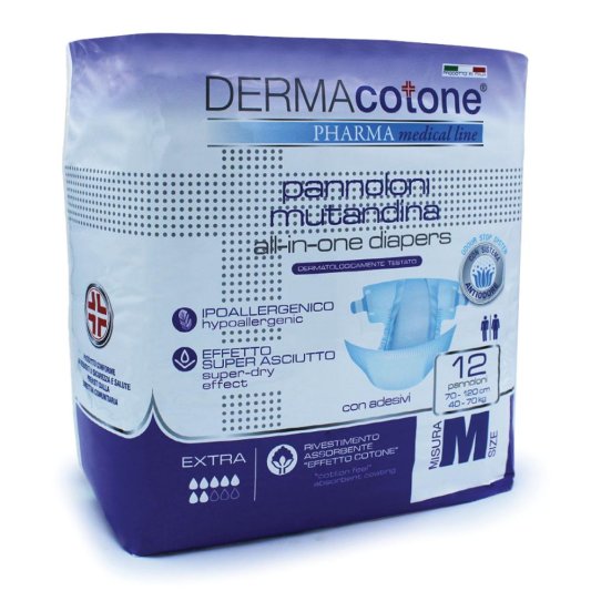 DERMACOTONE Pann.Mut.M 12pz