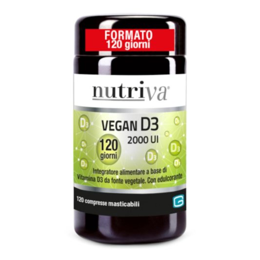 NUTRIVA VEGAN D3 120CPR CABASSI