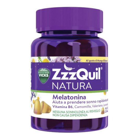 ZZZQUIL Natura Mango&Ban.30Cps