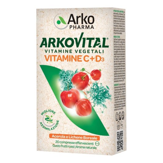 ARKOVITAL Acerola+D3 20Cpr Eff