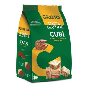 GIUSTO S/G CUBI'Wafer Cac.250g