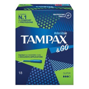 TAMPAX&GO Super 18pz