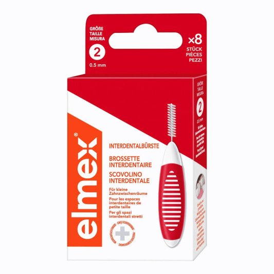 ELMEX Interd.Brush 5mm Red