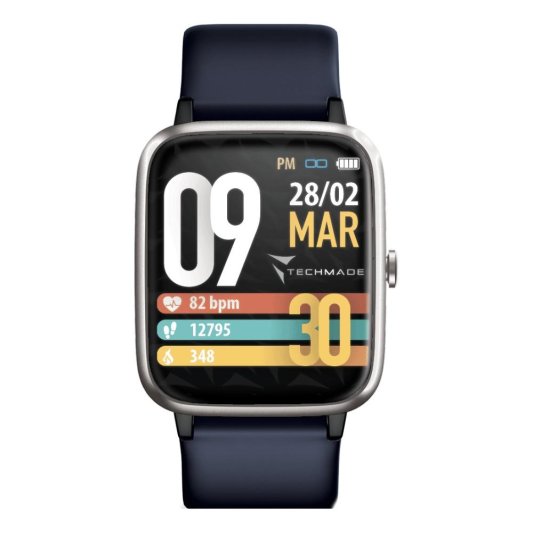 MOVE Smartwatch Deep Blue Silv