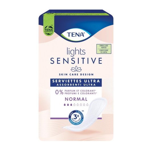 TENA LIGHTS SENS NORMAL 16PZ