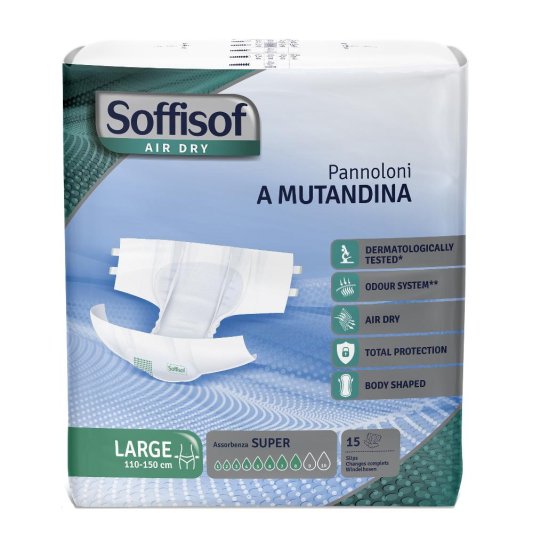 SOFFISOF AirDry P-Mut.S L 15pz