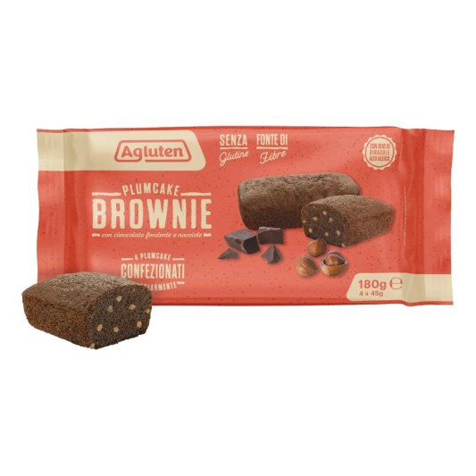 AGLUTEN PlumCake Brownie 4x45g