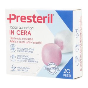 PRESTERIL Tappi Auc.Cera 20pz