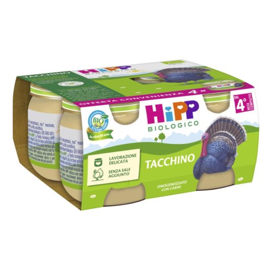 OMO HIPP Bio Tacchino*4x80g