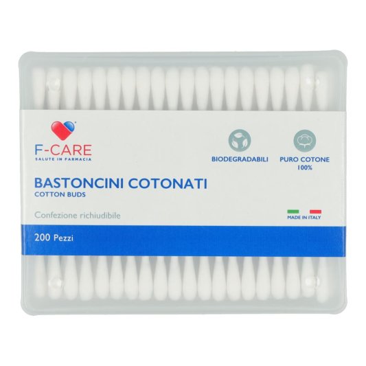 F-CARE BASTONCINI COT 200PZ