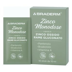 BRADERM ZINCO MONODOSE 10Stick
