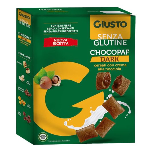 GIUSTO S/G Choco Paff.Dark250g