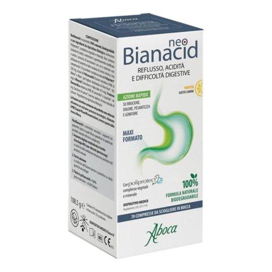 NEOBIANACID 70 Cpr*Limone NEOBIANACID 70 Cpr*Limone