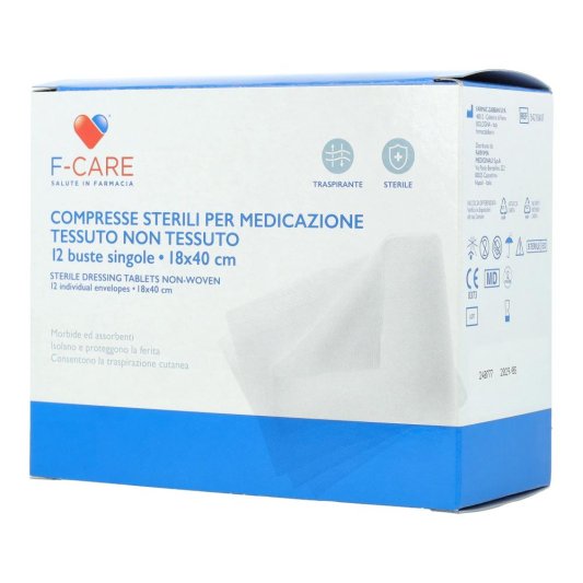 GARZA F CARE TNT 18X40CM 12PZ