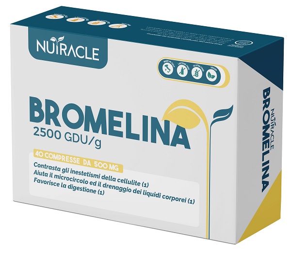 NUTRACLE BROMELINA 40Cpr 500mg